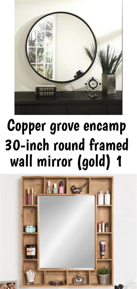 You can customize the size, shape, and edge type for your bronze mirror. Copper Grove Encamp 30-inch Round Framed Wall Mirror (Oil ...