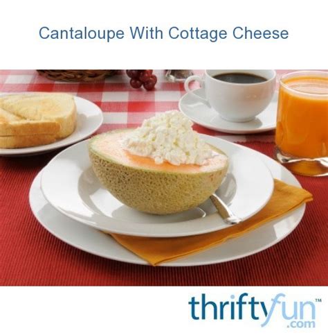 Cantaloupe With Cottage Cheese Thriftyfun
