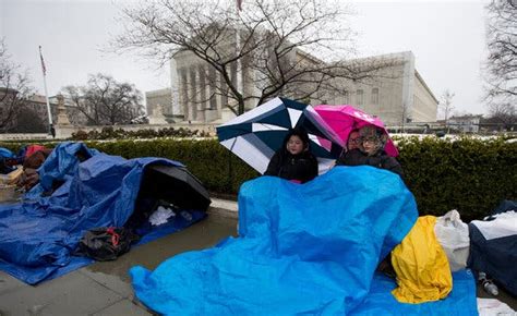Cold Wet Wait For Tickets To Supreme Courts Same Sex Marriage Cases