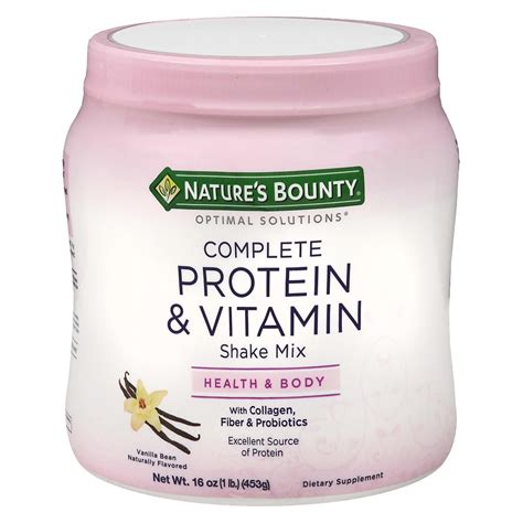 Natures Bounty Optimal Solutions Complete Protein And Vitamin Shake Mix
