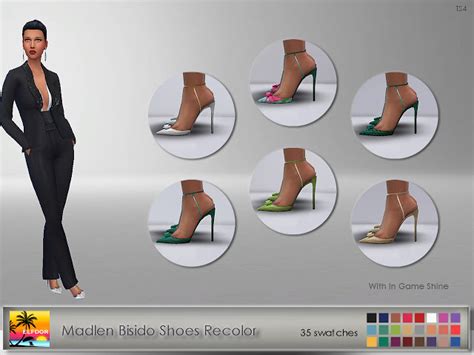 Madlen Bisido Shoes Recolor At Elfdor Sims Sims 4 Updates