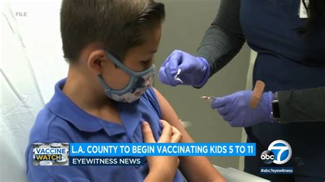 La County Could Start Vaccinating Children Aged 5 11 As Early As Today