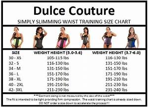 Simply Slimming Belt Size Chart Dulce Couture