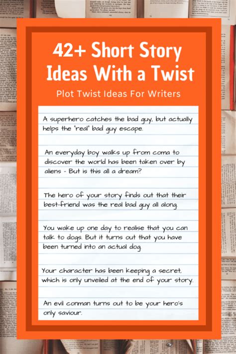 Short Story Ideas With A Twist