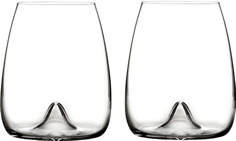 waterford crystal elegance stemless wine glasses set of 2 shopstyle