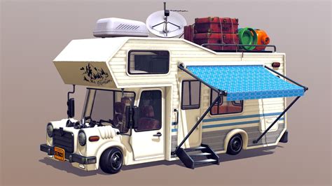 Stylised Camper Van Buy Royalty Free 3d Model By Se7en23 9f3bc3f