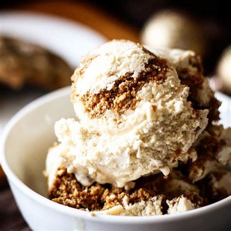 Creamy Gingerbread Ice Cream By Ifthespoonfits Quick And Easy Recipe