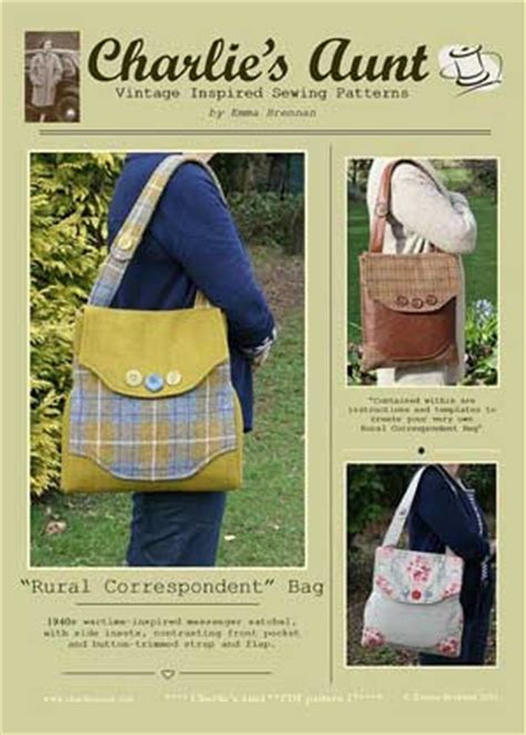 The Rural Correspondent Bag Pattern By Charlie S Aunt In PDF