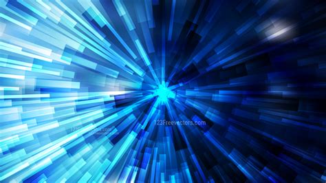 Abstract Black And Blue Radial Background