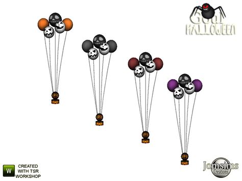 The Sims Resource Goul Halloween 2020 Balloons Decoration More High