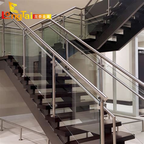 Indoor Glass Handrail Stair Railing Balustrade Stainless Steel Railing
