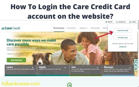 Care Credit Card Login Payment And Register Guidelines