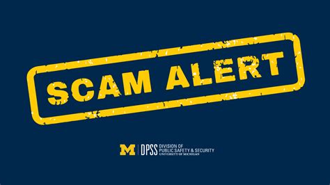 Scam Alert | NEWS | DIVISION OF PUBLIC SAFETY & SECURITY