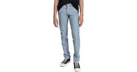 Naked Famous Weird Guy Tapered Fit Jeans In Lightweight Recycled