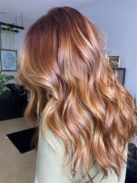Copper Balayage Copper Blonde Hair Ginger Hair Color Balayage Hair