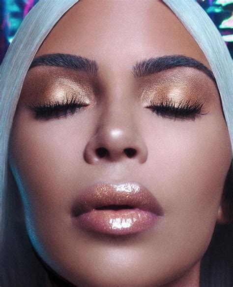 This Shot Of Kim Kardashian West For Her Makeup Line Kkw Beauty Is