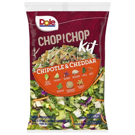 Dole Chipotle And Cheddar Chopped Salad Kit Shop Salads At H E B