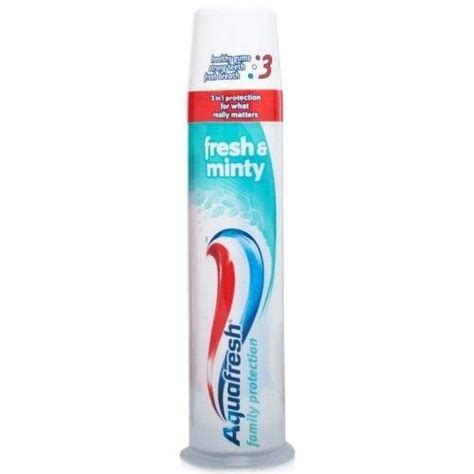 Aquafresh Triple Protection Fresh And Minty Toothpaste Pump 100 Ml