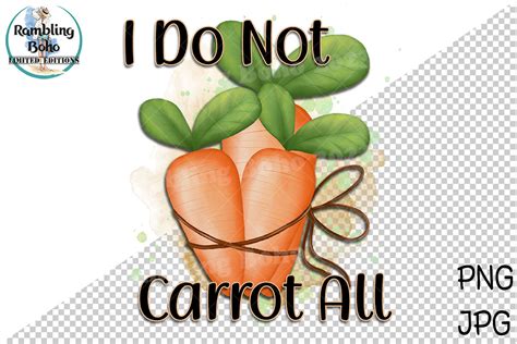 Funny Garden Spring Carrot Pun Graphic By Ramblingboho · Creative Fabrica