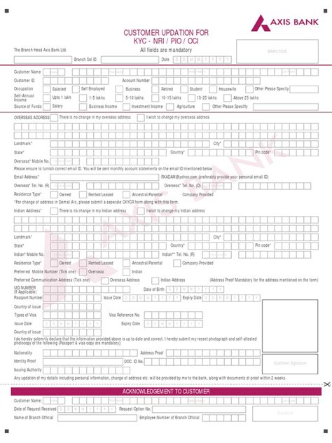 Revised Re Kyc Form For Nri Government Politics Free 30 Day Trial