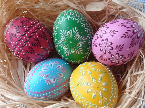 Beautiful Waxed Embossed Easter Eggs Easter Eggs Easter Egg