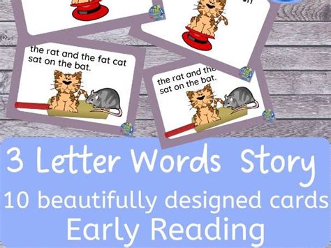 Three Letter Word Short Story Teaching Resources