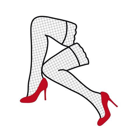 pernas femininas em meias e sapatos vermelhos ilustração vetorial design para publicidade