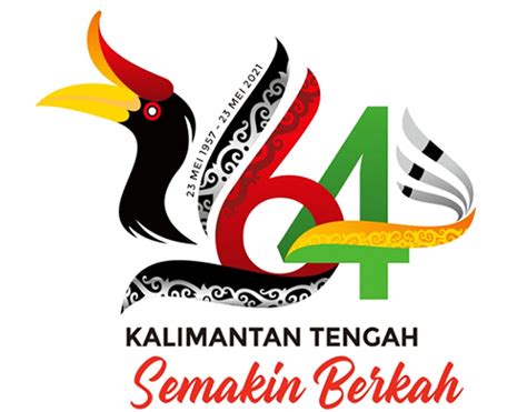Setda Prov Kalteng Logo Dan Tema Peringatan Hari Jadi Ke 64 Provinsi