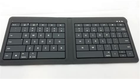 Genuine Microsoft Universal Bluetooth Wireless Foldable Keyboard Black