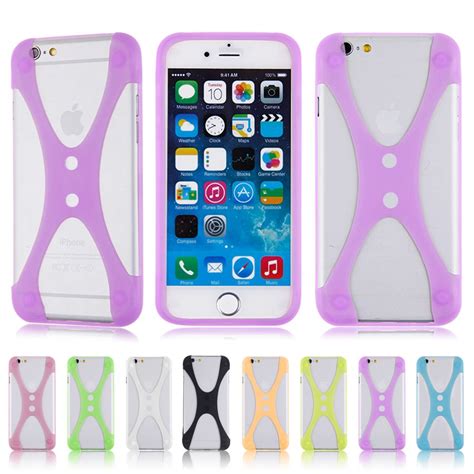 New Universal Cell Phone Bumper Case Flexible Protective Silicone Frame