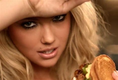 Kate Upton Strips Down As She Devours A Spicy Burger In Extended Carl S Jr Commercial Daily