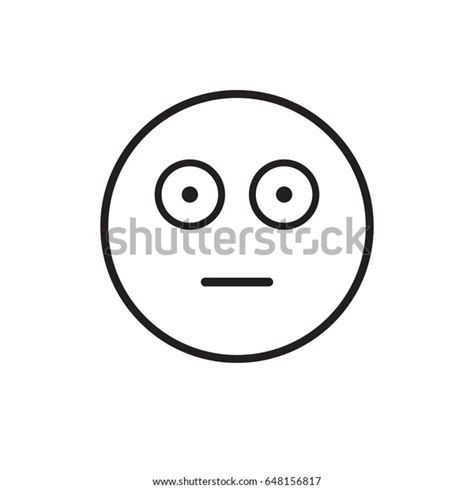 Cartoon Face Shocked People Emotion Icon Stock Vector Royalty Free