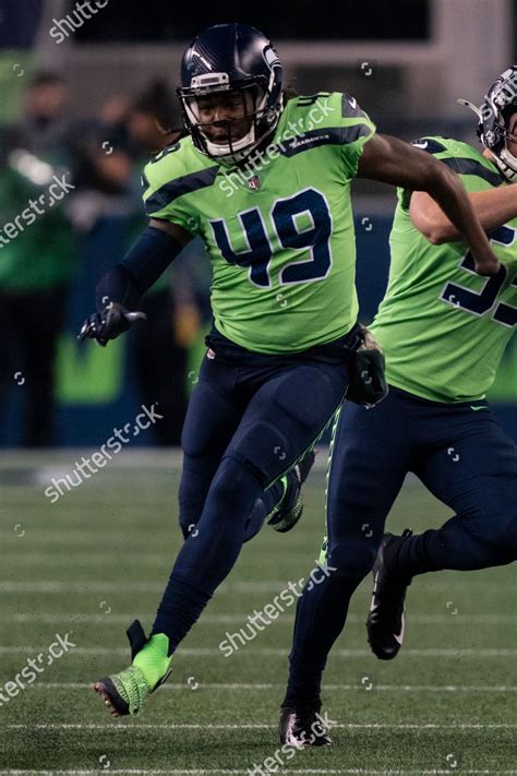 Seattle Seahawks Linebacker Shaquem Griffin Pictured Editorial Stock