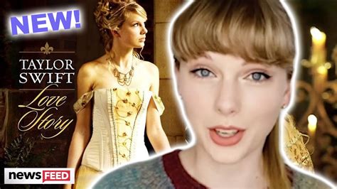 Taylor Swift Debuts Re Recorded Love Story Snippet Youtube