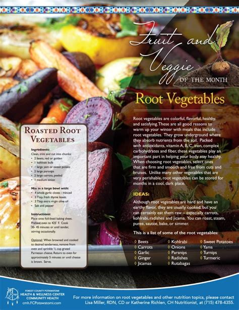 Featured Vegetable Of The Month Root Vegetables Community Health