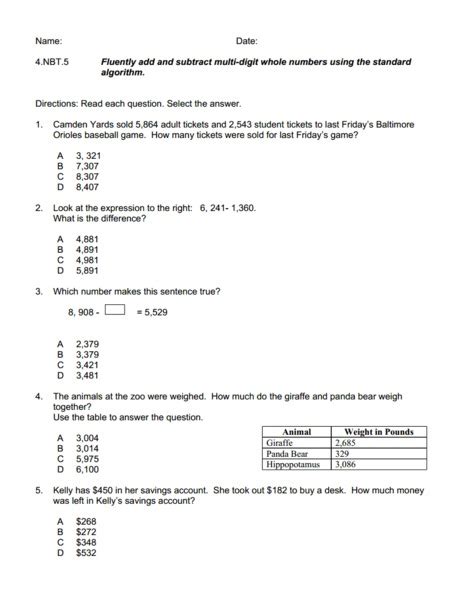 Free interactive exercises to practice online or download as pdf to print. 16 PDF 4.NBT.A.1 WORKSHEETS PRINTABLE ZIP DOCX DOWNLOAD ...