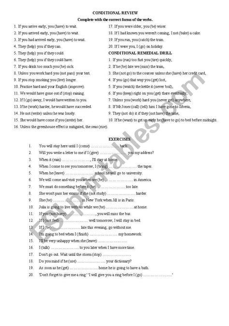 Conditionals Esl Worksheet By Age Hot Sex Picture