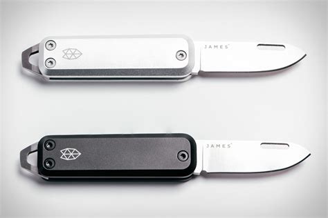 While the old tritium vial glowed to provide key and keyhole visibility, this folding sandvik 12c27 stainless steel blade can provide equally important services. James Brand Elko Knife | Uncrate