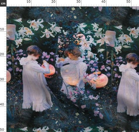 Check out our great posters, wall decals, photo prints, & wood wall art. John Singer Sargent ~ Carnation Lily Lil - Spoonflower