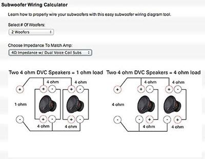 Find out how to wire a dual voice coil speaker or subwoofer here! 4 Ohm Dual Voice Coil Subwoofer Wiring Diagram | Fuse Box And Wiring Diagram