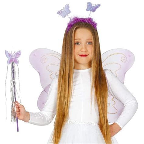 Purple Butterfly Fairy Accessory Kit Child Party Delights