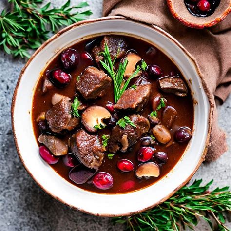 Hertenragout Met Veenbessen En Bospaddestoelen Recept Smulweb Nl