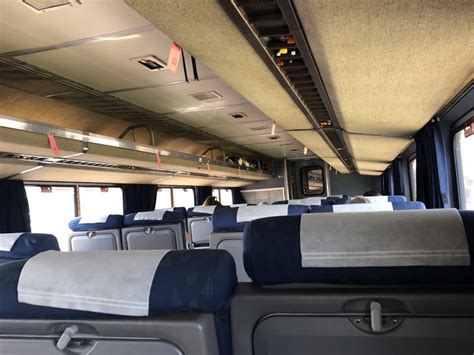Amtrak Coach Seats Upper Level Two Birds Home