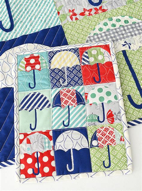 Umbrellas Make A Fun And Cheerful Quilt Quilting Digest