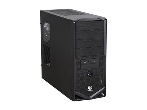 Thermaltake V4 Black Edition Gaming Chassis Mid Tower Steel Computer