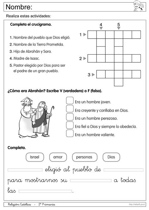 Recursos Religion Católica Fichas 1º Y 2º Primaria Actividades De La