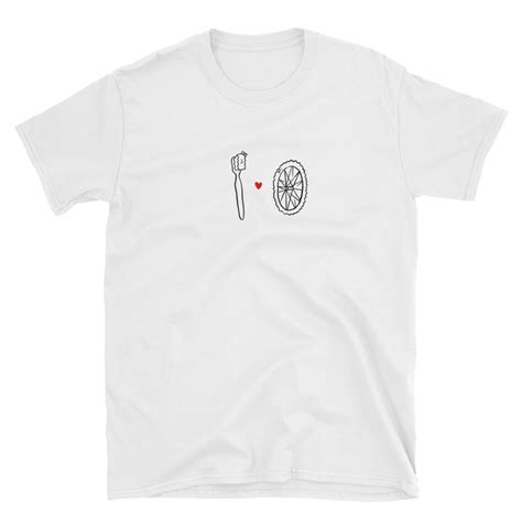 Toothbrush And Bicycle Tire Unisex T Shop Sarah Kay