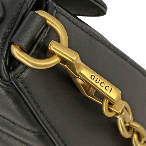 Gucci Gg Marmont Mini Bag In Quilted Leather With Shoulder Strap