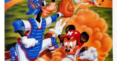 Mickey Mouse Friends Baseball Poster Disney Donald Duck Goofy Ebay