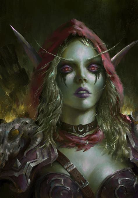 Artstation Lady Sylvanas Sanjin Halimic Sylvanas Windrunner